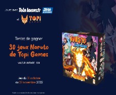 30 jeux de société Naruto de Topi Games à remporter