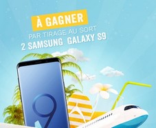 Tentez de gagner 2 Samsung Galaxy S9 + 20 bons d’achat de 50 euros