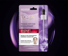 100 masques tissu Revitalift Filler de L’Oréal Paris offerts