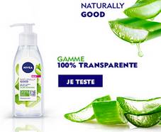 Gels nettoyants Micellaires Naturally Good de Nivea gratuits (100 gagnants)