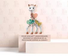 A gagner : 60 coffrets collector Sophie la Girafe « Édition limitée » 