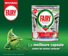 gratuit : 10’000 packs de capsules pour lave-vaisselle Fairy Platinum+
