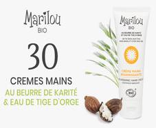 30 crèmes mains nourrissantes Marilou Bio à tester gratuitement