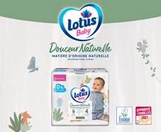 Couches gratuites Lotus Baby (1800 packs gratuits)