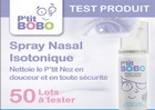 Testez le spray nasal isotonique 