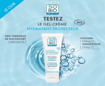 A tester : le gel-crème hydratant et protecteur de SO’BiO étic