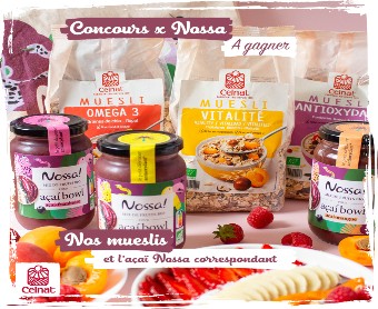Coffrets de produits gourmands Celnat & Nossa offerts