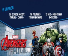 80 cadeaux AVENGERS - Marvel à remporter !