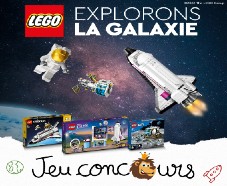 A gagner : 7 colis de LEGO sur le thème de l’Espace