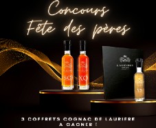 3 coffrets d’exception Cognac de Laurière à gagner