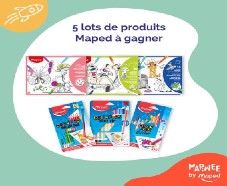 5 box coloriages MAPED à gagner