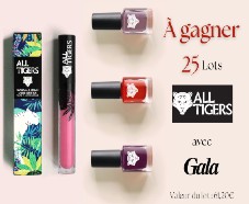 A gagner : 25 lots maquillage All Tigers