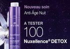 100 Soins Nuxellence Détox Nuit de Nuxe gratuits à tester