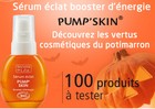 100 sérums Éclat booster d’énergie Pump’skin gratuits