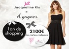 1 an de shopping + 2100 € de cartes cadeaux Jacqueline Riu à gagner ! 