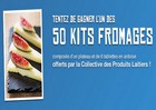 50 kits Fromages à gagner avec Carrefour !