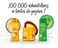 100 000 échantillons gratuits shampoing Fructis  