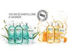 échantillon Skin Active Garnier : 100 000 gratuits