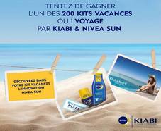 Jeu Kiabi & Nivea : Voyage + 200 kits gratuits à gagner !