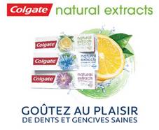 5000 packs gratuits Colgate Natural Extracts