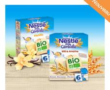 1500 paquets gratuits P’tite Céréale Bio Nestlé bébé