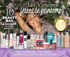 Victoires de la Beauté : 10 Beauty Bags de + de 500€ chacun !!
