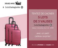 Gagnez votre lot de 3 valises Lulu Castagnette !
