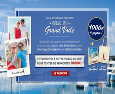 Jeu GrandVoile : 5000 tote-bags + 10 smartox + 1000 € à gagner !