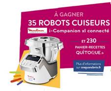 35 robots cuiseurs Moulinex de 1000 € à gagner ! 