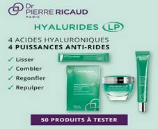 Masque express 4 acides hyaluroniques Dr Pierre Ricaud offert