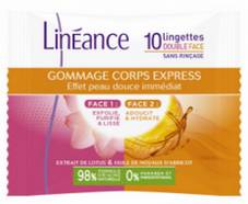 Paquets gratuits de Lingettes Gommage Corps Express Linéance