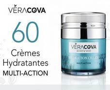 60 crèmes hydrantes Multi-Action de VERACOVA gratuites