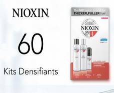 Kit professionnel densifiant Nioxin gratuit à recevoir