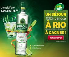 Jeu Aguacana : Séjour Rio + 50 sets de verres + 300 lots de sous-verres à gagner !