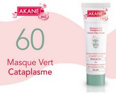 Masque Vert Cataplasme de Akane : 60 gratuits