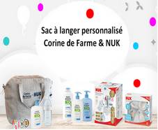 Corine de Farme & NUK : Sac à langer bébé de 270 € à gagner !