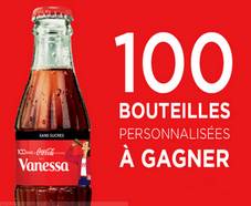 Coca Cola : 100 bouteilles personnalisées Collector gratuites