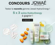 5 coffrets gratuits de cosmétiques Jowaé 