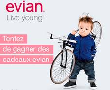 Jeu Evian : Baskets Adidas, gourdes, vélos et + à gagner !