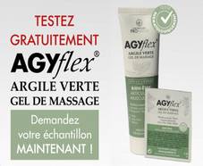 Echantillon gratuit du gel de massage Agyflex