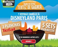 A gagner : 1 séjour Disneyland Paris + 5 coffrets barbecue…