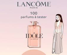 En jeu : 100 parfums IDOLE de Lancôme 