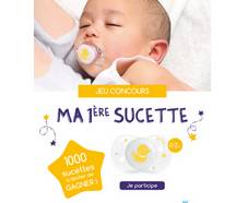 Spécial bébé : 1000 sucettes gratuites Luc et Léa