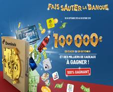 Jeu Domino’s : 100 000€ + des milliers de cadeaux à gagner ! 
