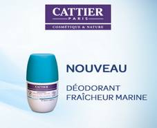 Test du déodorant Roll-on Fraîcheur Marine de Cattier : 50 gratuits