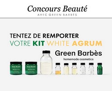 45 kits gratuits White Agrum Green Barbès de 90€