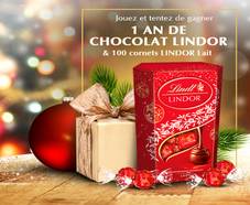 Jeu Lindt : 100 cornets de chocolats + 1 an de Lindor à remporter