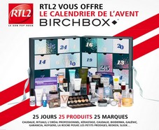 RTL2 vous offre votre Calendrier de l’avent BirchBox