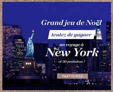 A gagner : 1 voyage à New York de 4000€ + 50 cartes cadeaux Bréal de 60€