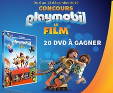 20 DVD Playmobil Le film à remporter !